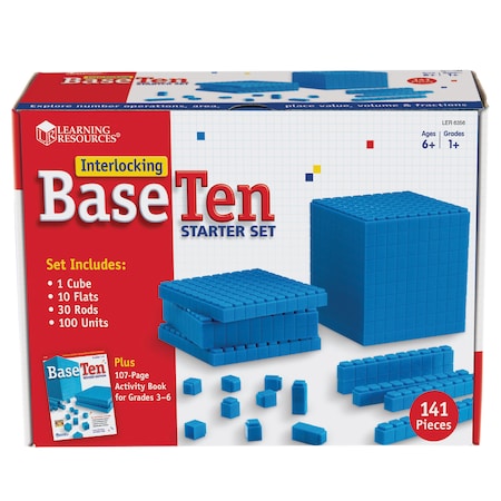 Learning Resources Interlocking Base Ten: Starter Set 6356